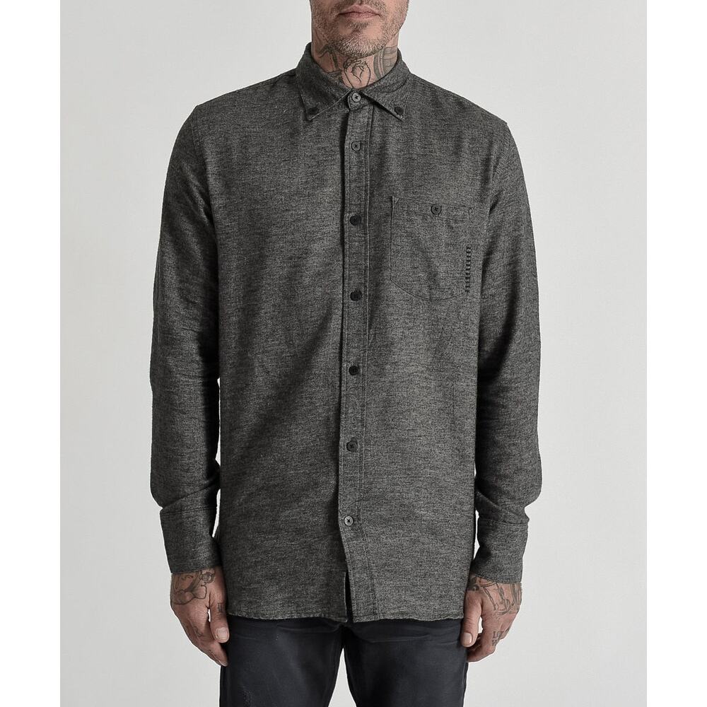 ONE TEASPOON Black Classic Ace Shirt Button Front Denim Shirt NWT Size Small